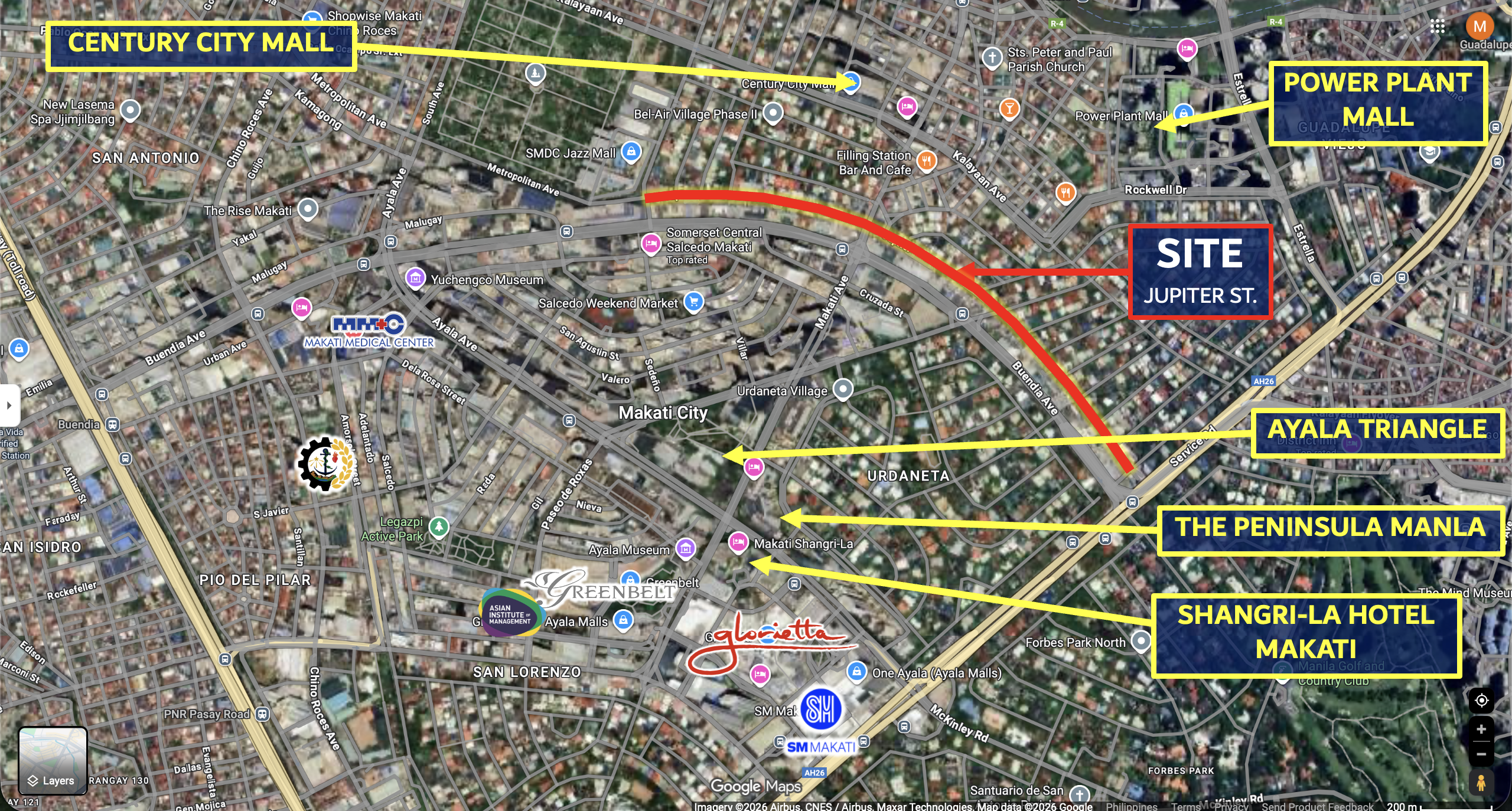 Jupiter St. (531 sqm), Makati City